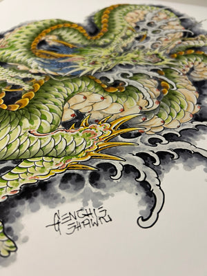 CINK x Genghis Shawn Mother Dragon print