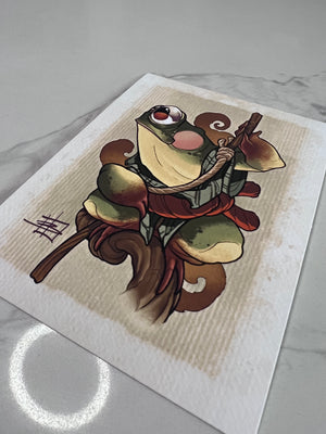 CINK x Briel Frog brown Ninja Print